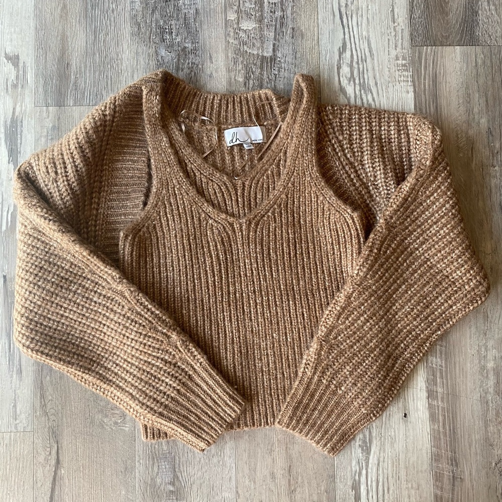 Women's Knit Sweater + Tank Matching Set